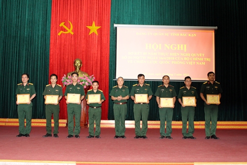 Đảng ủy Quân sự tỉnh Bắc Kạn: Sơ kết 5 năm thực hiện Nghị Quyết số 24 của Bộ Chính trị

