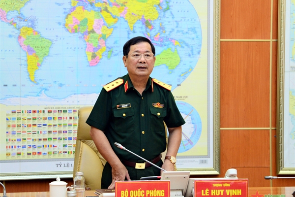 Thượng tướng Lê Huy Vịnh Công tác chuyển đổi số trong Bộ Quốc phòng đạt nhiều kết quả tích cực