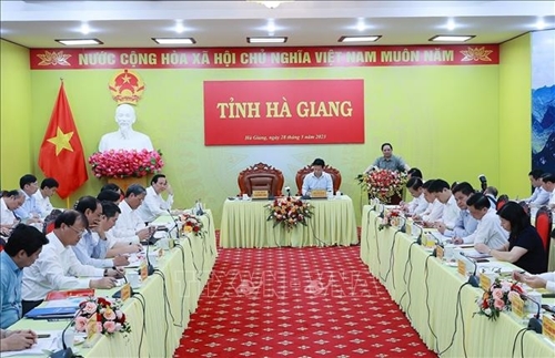 Thủ tướng Phạm Minh Chính: Hà Giang phải xây dựng cơ chế, chính sách, mở đường cho phát triển