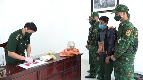 Bộ đội Biên phòng Thanh Hóa bắt đối tượng vận chuyển ma túy