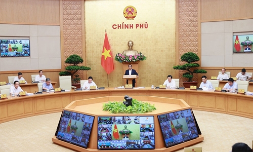 Thủ tướng Phạm Minh Chính chủ trì Phiên họp Chính phủ thường kỳ trực tuyến với các địa phương