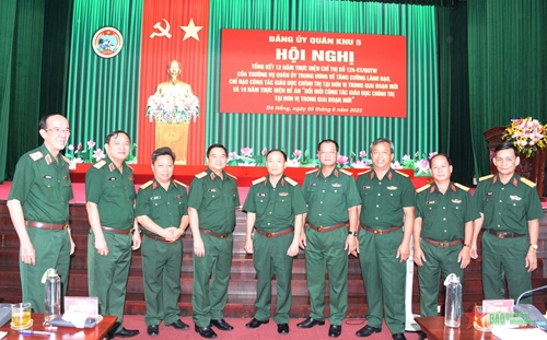 Đảng ủy Quân khu 5: Chú trọng củng cố, kiện toàn, nâng cao năng lực đội ngũ cán bộ giảng dạy chính trị các cấp