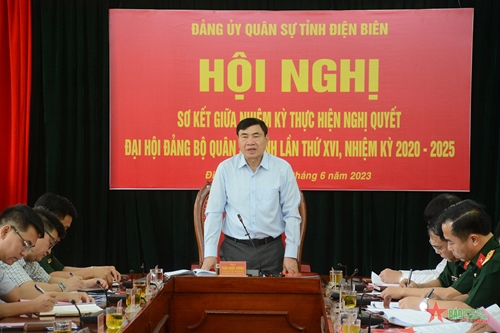 Đảng bộ Quân sự tỉnh Điện Biên thực hiện hiệu quả nhiệm vụ quân sự, quốc phòng địa phương