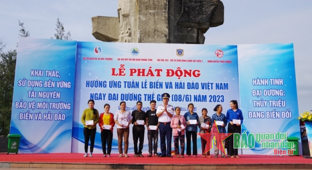 Hải đội 202 (Vùng Cảnh sát biển 2) hưởng ứng Tuần lễ Biển và Hải đảo Việt Nam