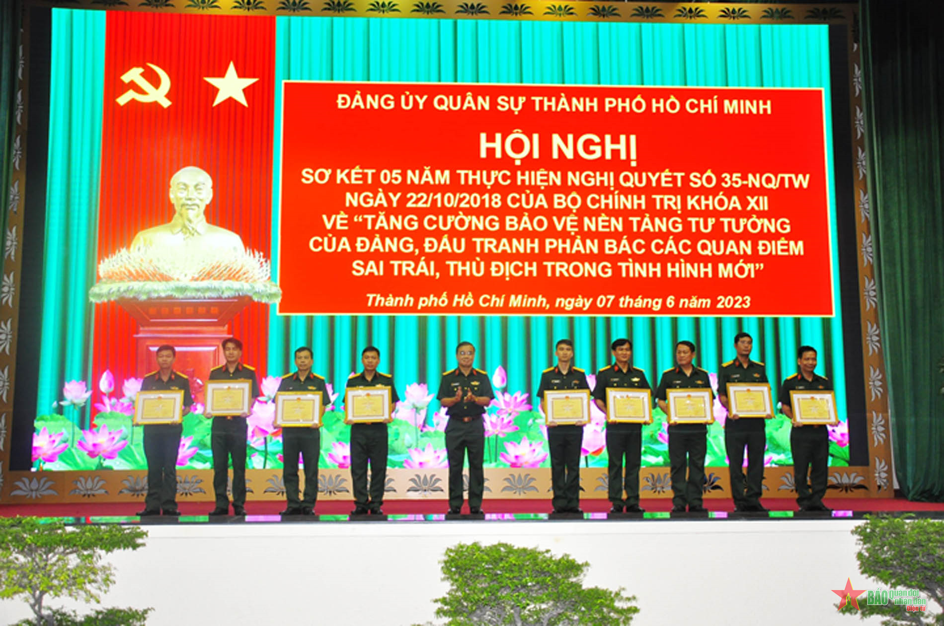 Bộ tư lệnh TP Hồ Chí Minh sơ kết thực hiện Nghị quyết số 35-NQ/TW của Bộ Chính trị khóa XII