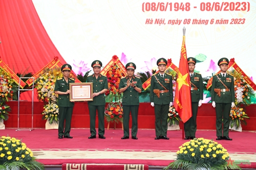 Cục Chính trị, Bộ Tổng Tham mưu đón nhận Huân chương Bảo vệ Tổ quốc hạng Ba và kỷ niệm 75 năm Ngày truyền thống