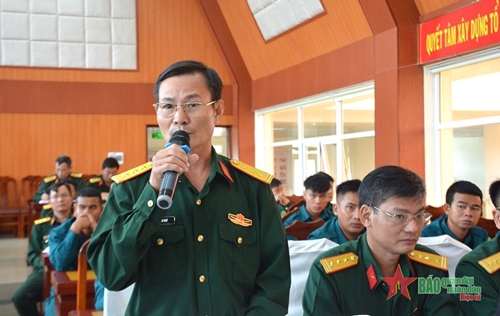 Bộ tư lệnh Quân khu 7 đối thoại dân chủ với cán bộ, chiến sĩ Lực lượng vũ trang tỉnh Lâm Đồng