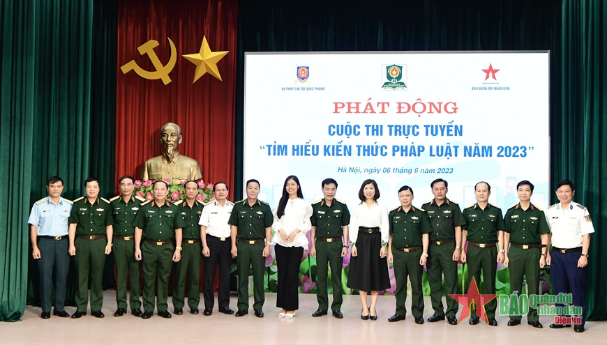 Hơn 1.700 lượt người tham gia dự thi Cuộc thi trực tuyến “Tìm hiểu kiến thức pháp luật năm 2023” trên Báo Quân đội nhân dân