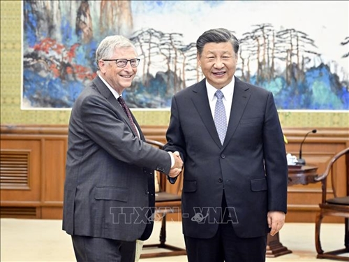 Chủ tịch Trung Quốc Tập Cận Bình gặp tỷ phú Mỹ Bill Gates