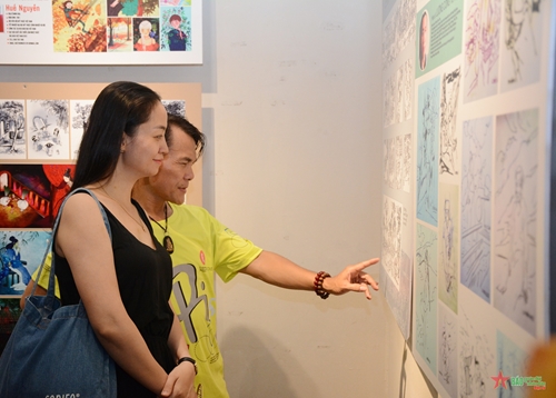 Khai mạc Triển lãm “Nghệ thuật minh họa báo chí xuất bản Việt Nam 2023”