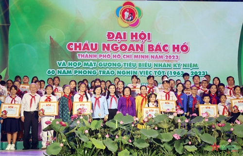 TP Hồ Chí Minh tuyên dương 350 điển hình “Cháu ngoan Bác Hồ”