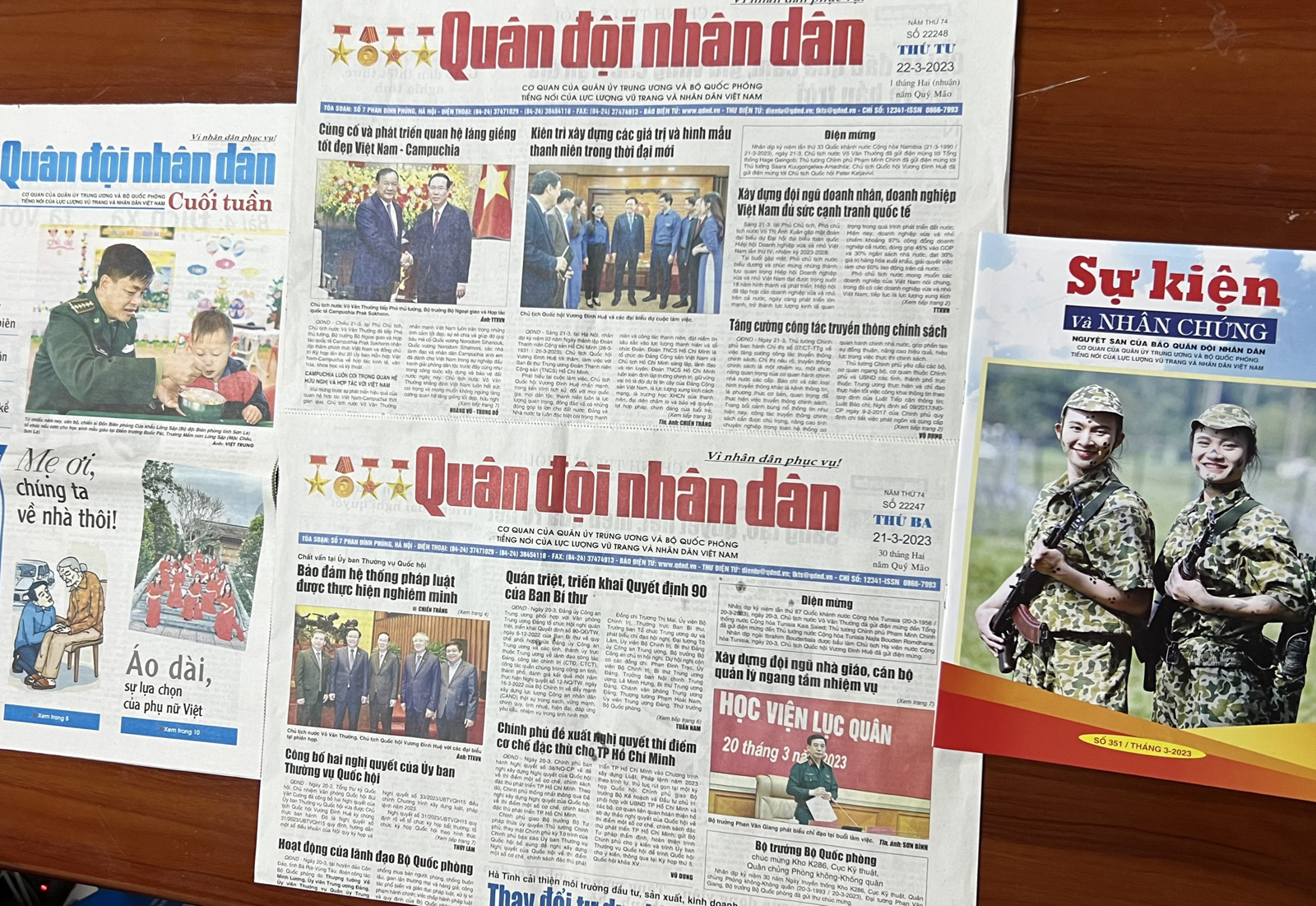 Kính mời bạn đọc đặt mua các ấn phẩm Báo Quân đội nhân dân Quý III-2023