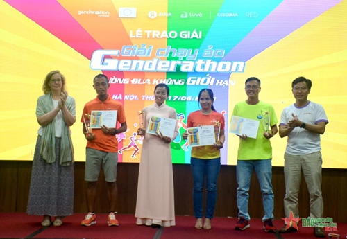 Trao thưởng Giải chạy ảo Genderathon 2023 - Đường đua không giới hạn