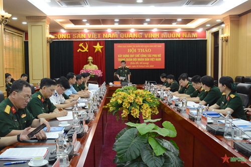 Hội thảo xây dựng Quy chế công tác phụ nữ trong Quân đội nhân dân Việt Nam