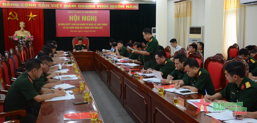 Điện Biên: Tập trung thực hiện hiệu quả nhiệm vụ quân sự, quốc phòng địa phương