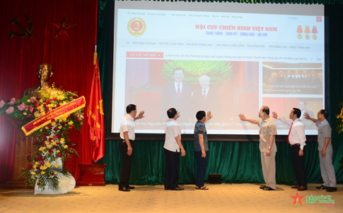 Khai trương trang Thông tin điện tử tổng hợp Hội Cựu chiến binh Việt Nam