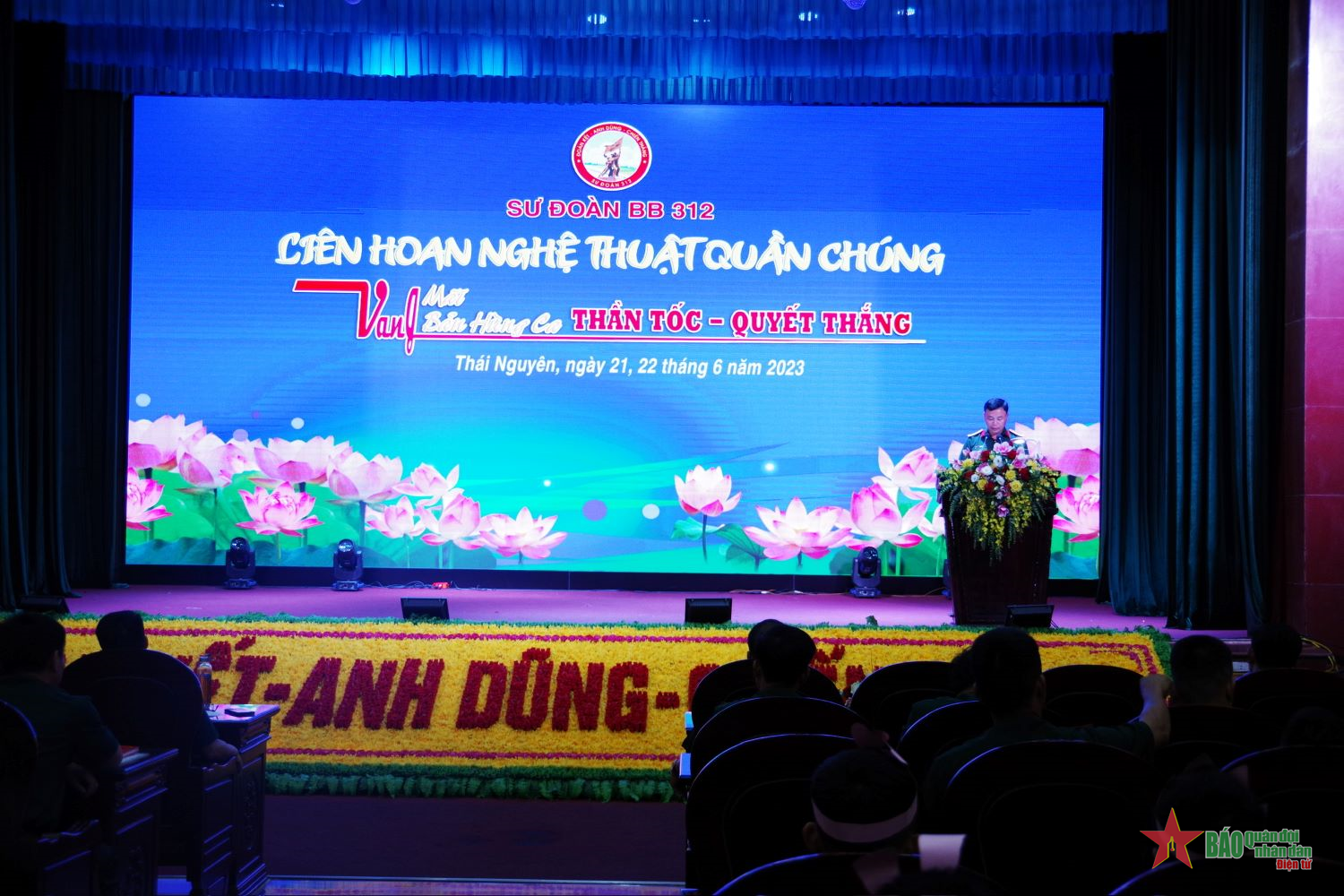 Sư đoàn 312 liên hoan văn nghệ quần chúng hướng tới kỷ niệm 50 năm truyền thống Quân đoàn 1