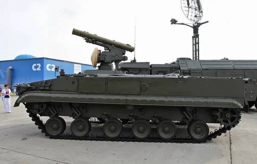 Nga triển khai xe chiến đấu chống tăng Khrizantema-S 9P157-2 tới Ukraine nhằm đối phó các loại xe tăng phương Tây. Ảnh: Army Recognition