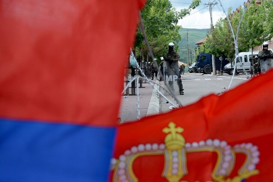 Tổng tham mưu trưởng quân đội Serbia kêu gọi NATO bảo vệ người sắc tộc thiểu số Serbia ở Kosovo. Ảnh: Getty Images 