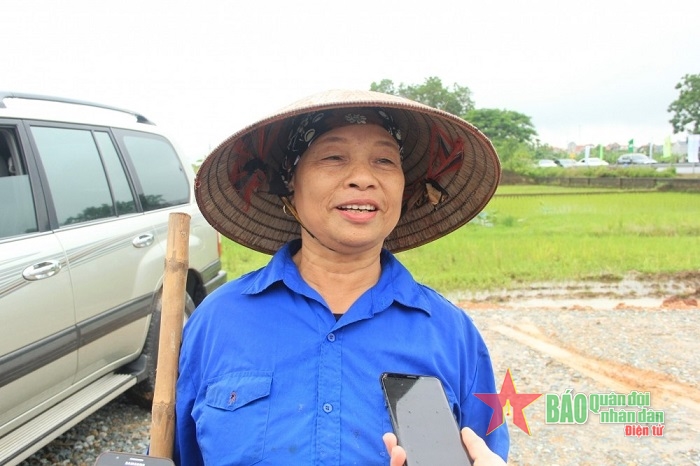 Bà Phạm Thị Thúy (thôn Chợ Nga, xã Thanh Xuân, huyện Sóc Sơn) chia sẻ về Dự án 