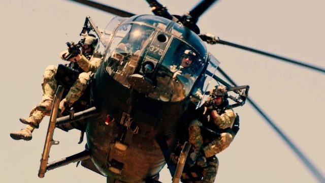 Trực thăng AH-6 trong tác chiến. Ảnh: Bulgarian Military 