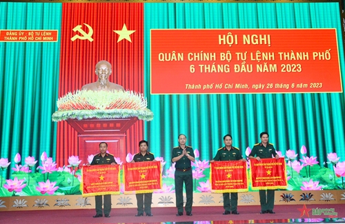 Bộ tư lệnh TP Hồ Chí Minh hoàn thành nổi bật nhiều nhiệm vụ trong 6 tháng đầu năm 2023