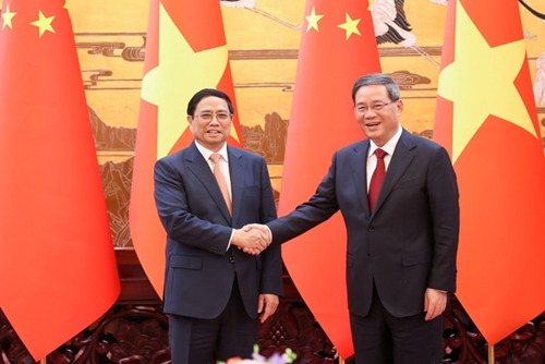 Thủ tướng Chính phủ Phạm Minh Chính hội đàm cùng Thủ tướng Trung Quốc Lý Cường