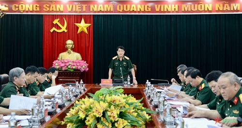 Đại tướng Lương Cường chủ trì Hội nghị Ban Chủ nhiệm Tổng cục Chính trị
