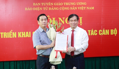 Đồng chí Nguyễn Công Dũng phụ trách Báo điện tử Đảng Cộng sản Việt Nam từ ngày 1-7-2023