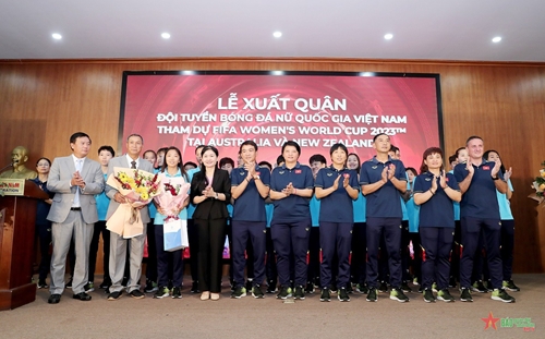 Đội tuyển bóng đá nữ Quốc gia Việt Nam xuất quân dự World Cup 2023