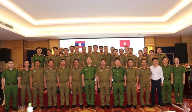 Khóa tập huấn nghiệp vụ về nâng cao năng lực điều tra tội phạm và kiểm soát ma túy cho lực lượng phòng, chống tội phạm ma túy của Lào.