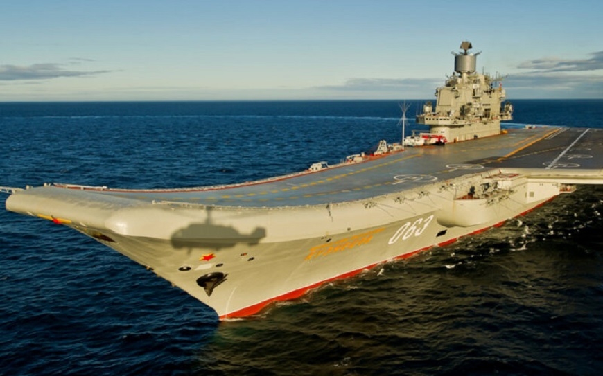Tàu sân bay Kuznetsov. Ảnh: Bộ Quốc phòng Nga 