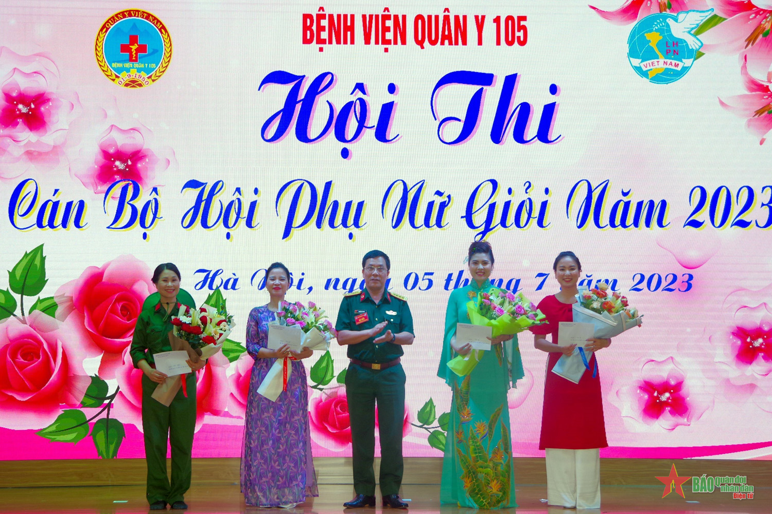Bệnh viện Quân y 105: Tổ chức thành công Hội thi cán bộ hội phụ nữ giỏi năm 2023
