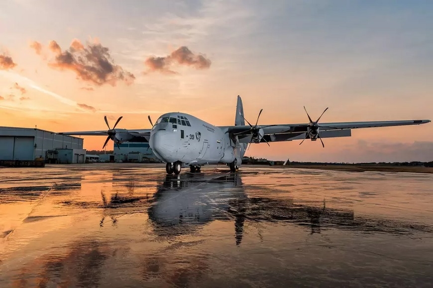 Tháng 3 vừa qua Indonesia đã nhận chiếc C-130J-30 Super Hercules đầu tiên. Ảnh: Jakarta Globe 