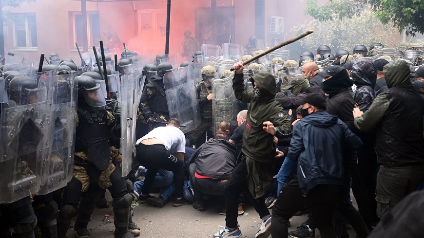NATO kêu gọi hạ nhiệt căng thẳng giữa Serbia và Kosovo. Ảnh: EPA