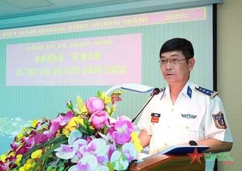 Bộ Tham mưu Cảnh sát biển tổ chức Hội thi Bí thư chi bộ giỏi năm 2023
