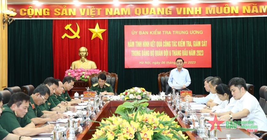  Đồng chí Trần Cẩm Tú phát biểu chỉ đạo. Ảnh: KHỔNG MINH KHÁNH 