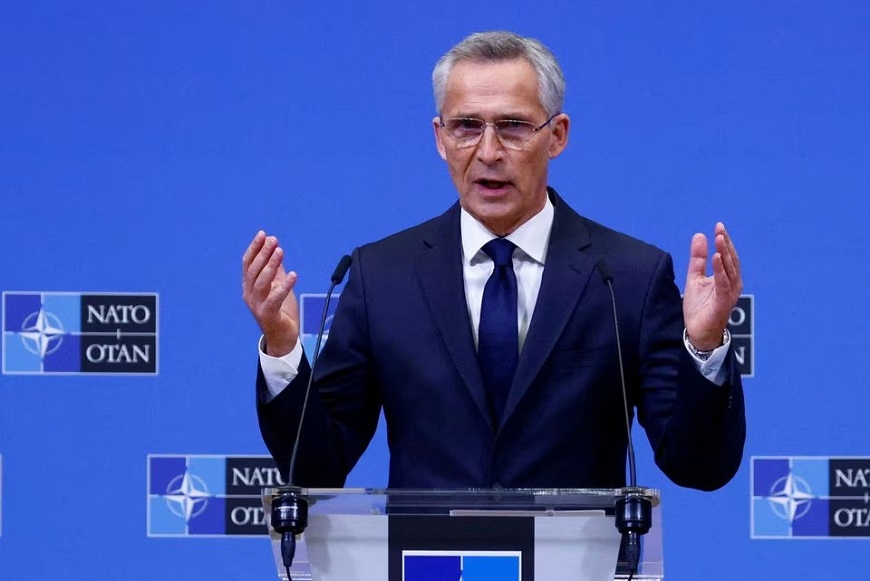 Tổng thư ký NATO Jens Stoltenberg. Ảnh: Reuters