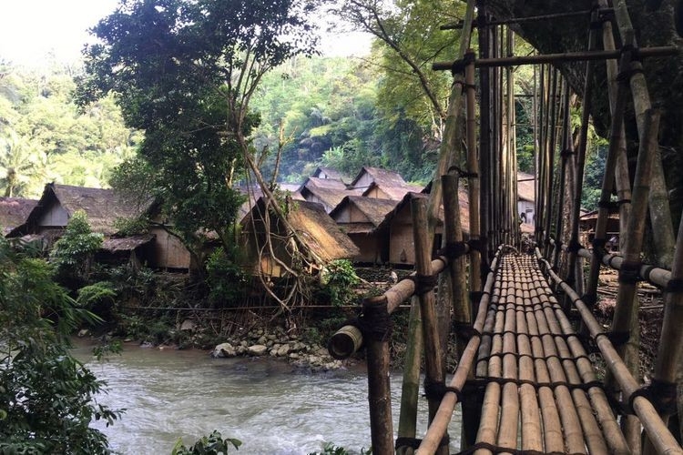 Một góc của ngôi làng thuộc cộng đồng bản địa Baduy ở Indonesia. Ảnh: Kompas 