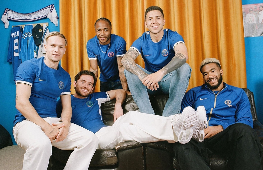 Bộ áo đấu sân nhà mùa 2023-2024 của Chelsea. Ảnh: SoccerBible