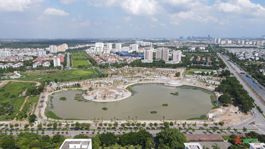 Diện mạo quận Long Biên nhìn từ trên cao