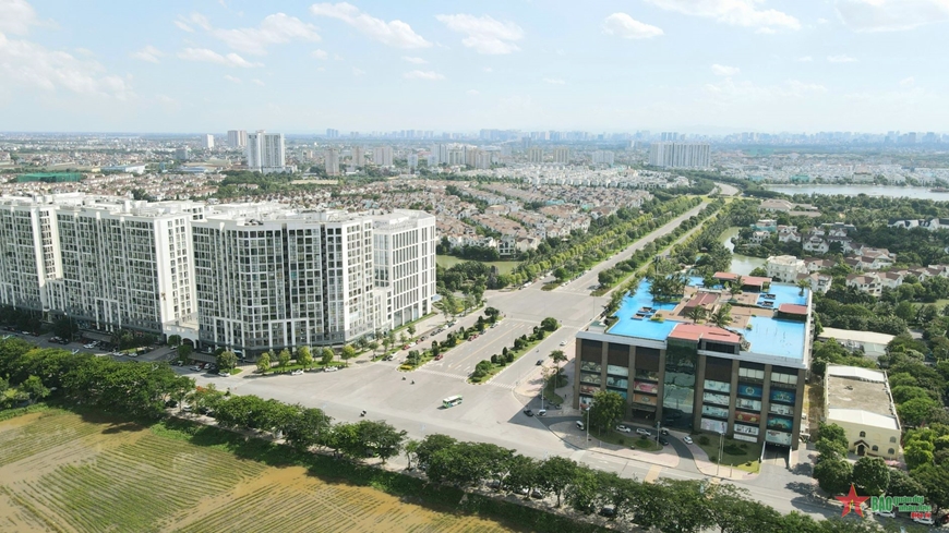 Diện mạo quận Long Biên nhìn từ trên cao