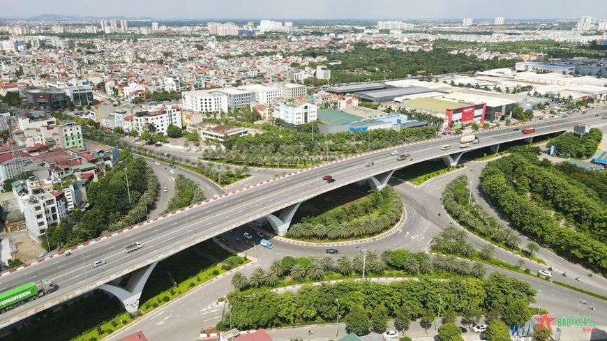 Diện mạo quận Long Biên nhìn từ trên cao