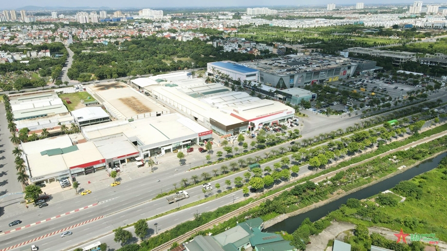 Diện mạo quận Long Biên nhìn từ trên cao