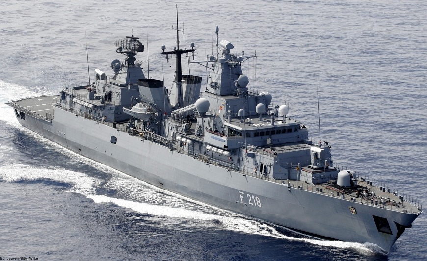 Ba tàu chiến NATO được điều đến vùng biển Baltic nhằm tăng cường an ninh cho Hội nghị thượng đỉnh. Ảnh: seaforces.org 