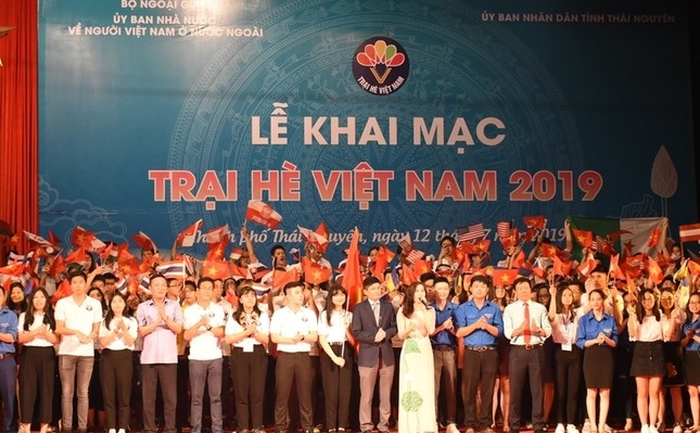  Trại hè Việt Nam 2019 thu hút nhiều thanh, thiếu niên kiều bào tham dự. Ảnh: TIÊU NGUYỄN