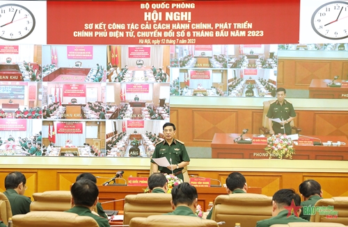 Đại tướng Phan Văn Giang: Quyết liệt thực hiện chuyển đổi số trong Bộ Quốc phòng
