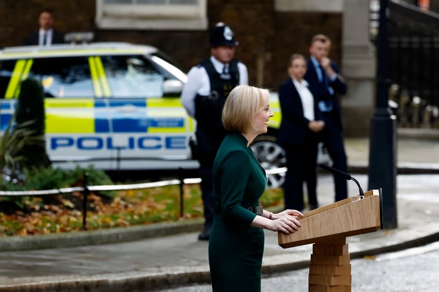 Cựu Thủ tướng Anh Liz Truss là người tích cực tham gia diễn thuyết (ảnh minh họa). Ảnh: Getty Images 