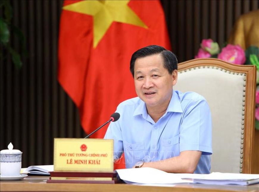 Phó thủ tướng Lê Minh Khái chủ trì cuộc họp về cơ cấu lại VNPT. 