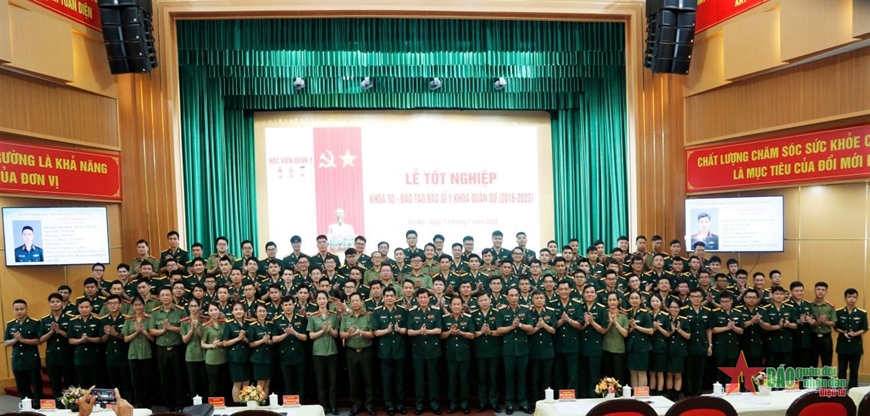 Học viện Quân y tổ chức Lễ tốt nghiệp khóa 50 đào tạo bác sĩ y khoa quân sự